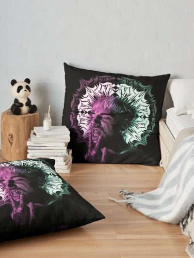 Scrim Throw Pillow Official Suicide Boys Merch