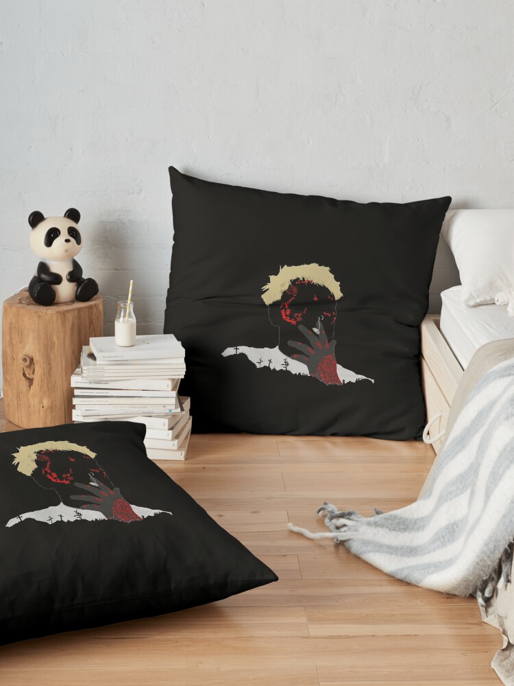 $Crim Silhouette X Graveyard Throw Pillow Official Suicide Boys Merch
