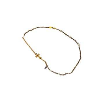 Gold Plated Thin Cross Necklace
