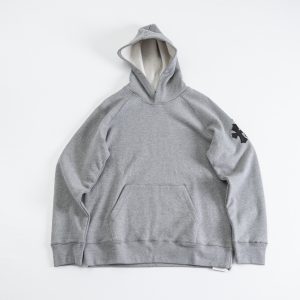 Chrome Hearts Paper Jam Cross Hoodie ‘Heather Grey’