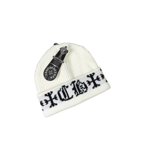 Chrome Hearts Knit beanie Snowcap [White]