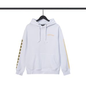 Chrome Hearts Plus Logo Pullover Hoodie [WhiteYellow]
