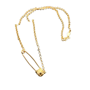22K Pin Necklace