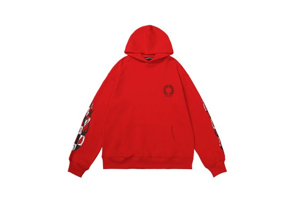 Chrome Hearts x Matty Boy Flames Hoodie [Red]
