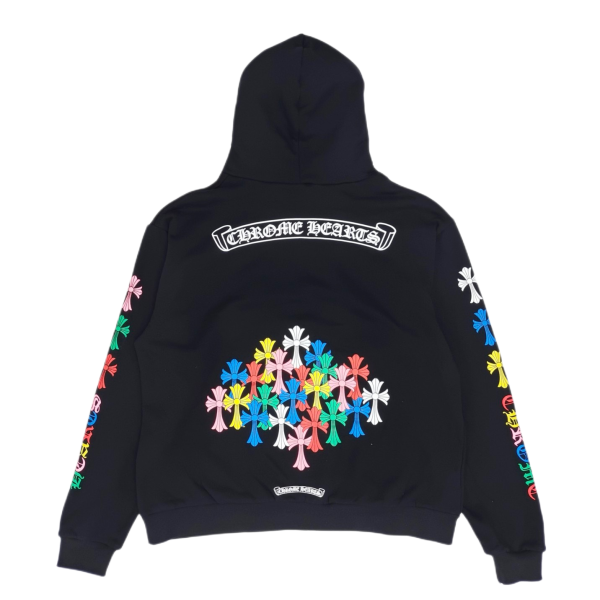 Chrome Hearts Multi Color Cross Hoodie - Image 2