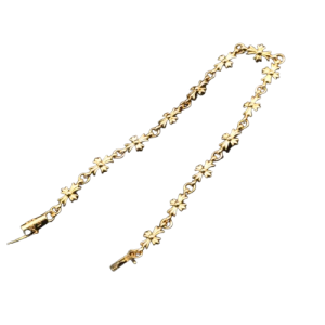 Chrome Hearts 22K Cross Flower [Bracelet]