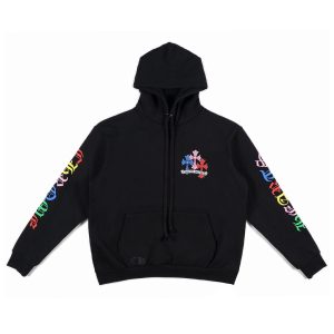 Chrome Hearts Multi Color Cross Cemetery Hoodie