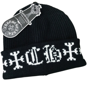 Chrome Hearts Knit beanie Snowcap [Black]
