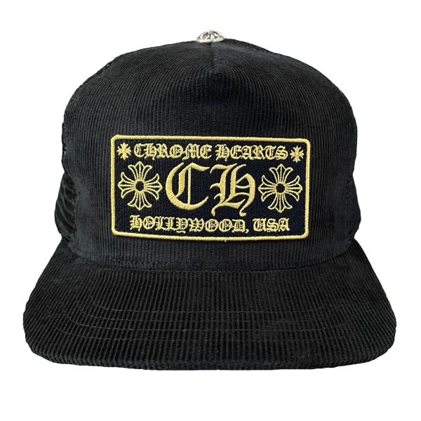 Chrome Hearts CH Hollywood Corduroy Trucker Hat