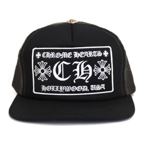 Chrome Hearts CH Hollywood Trucker Hat – BlackCamo