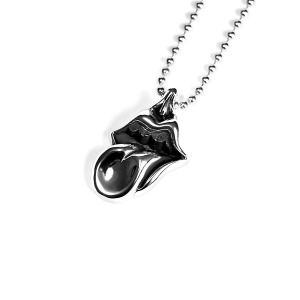 CHROME HEARTS ROLLING STONES LIP & TONGUE PENDANT