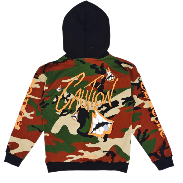 Chrome Hearts Matty Boy Caution Hoodie - Image 2