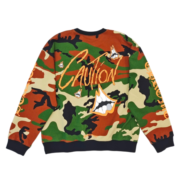 Chrome Hearts Matty Boy Caution Sweatshirt - Image 2