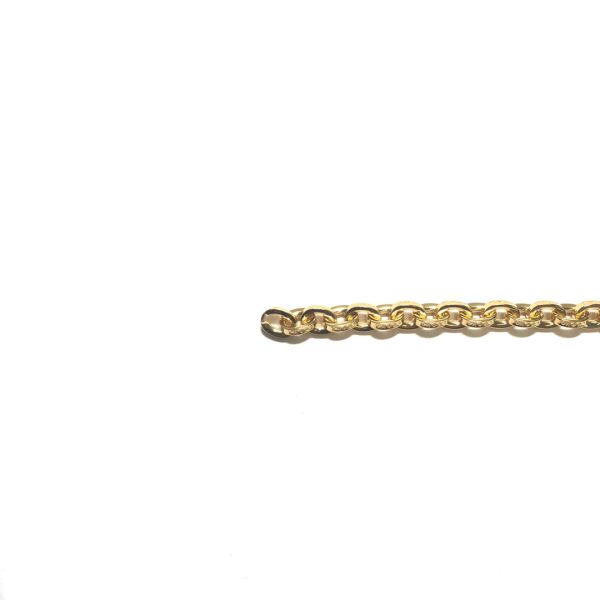Chrome Hearts 22k gold-plated yellow letter [bracelet] - Image 3