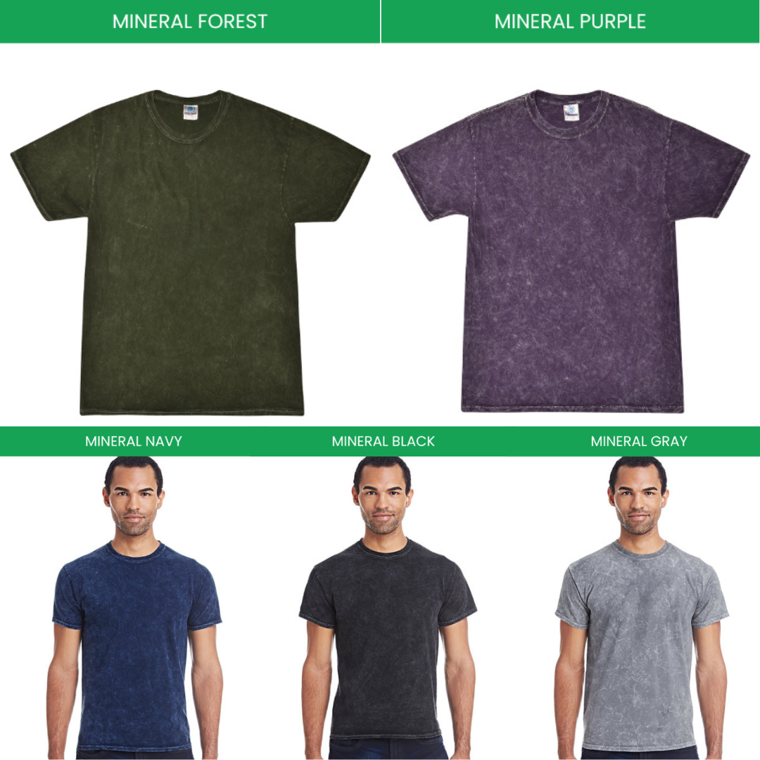 Mineral Wash T shirt Color Chart - Suicide Boys Shop